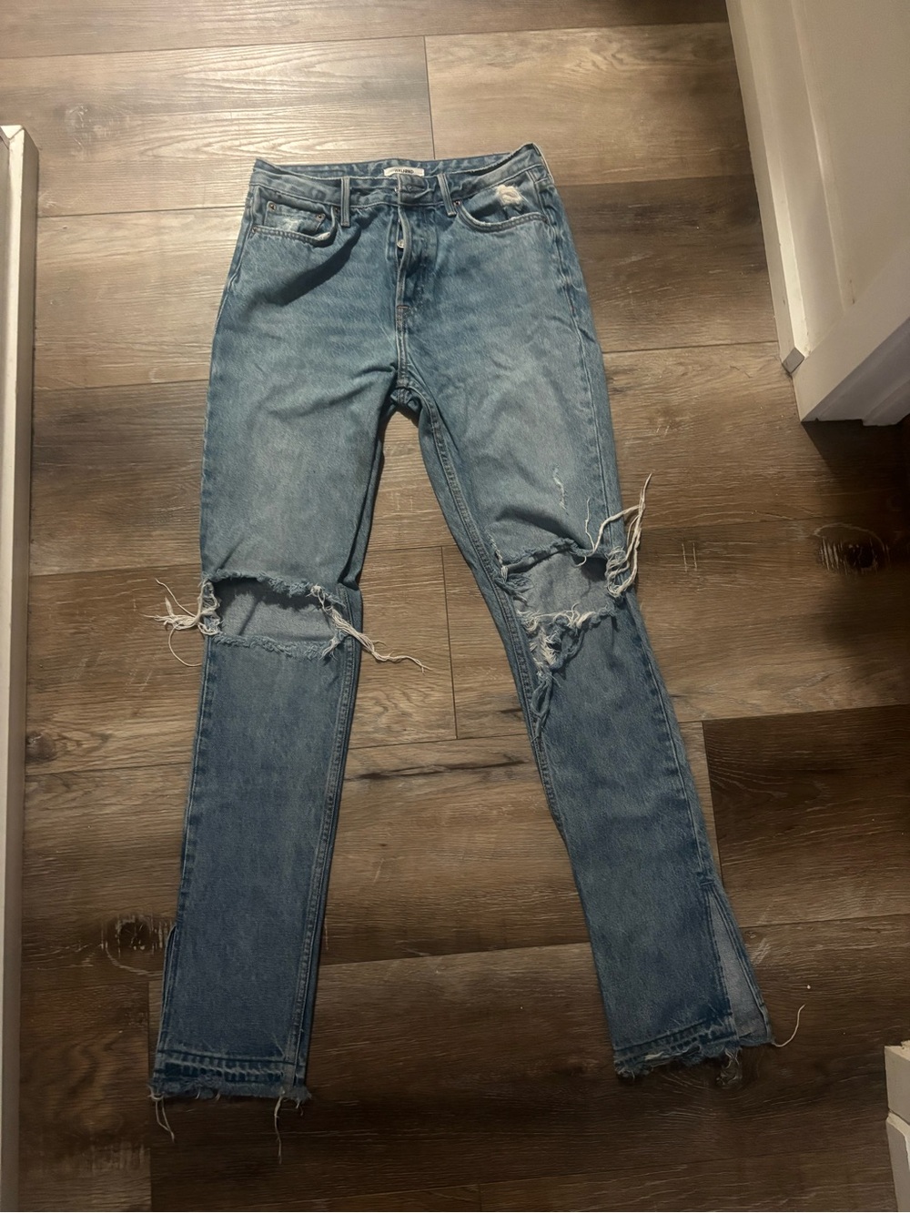 GLRFRND Natalia Blue Ripped Jeans 27